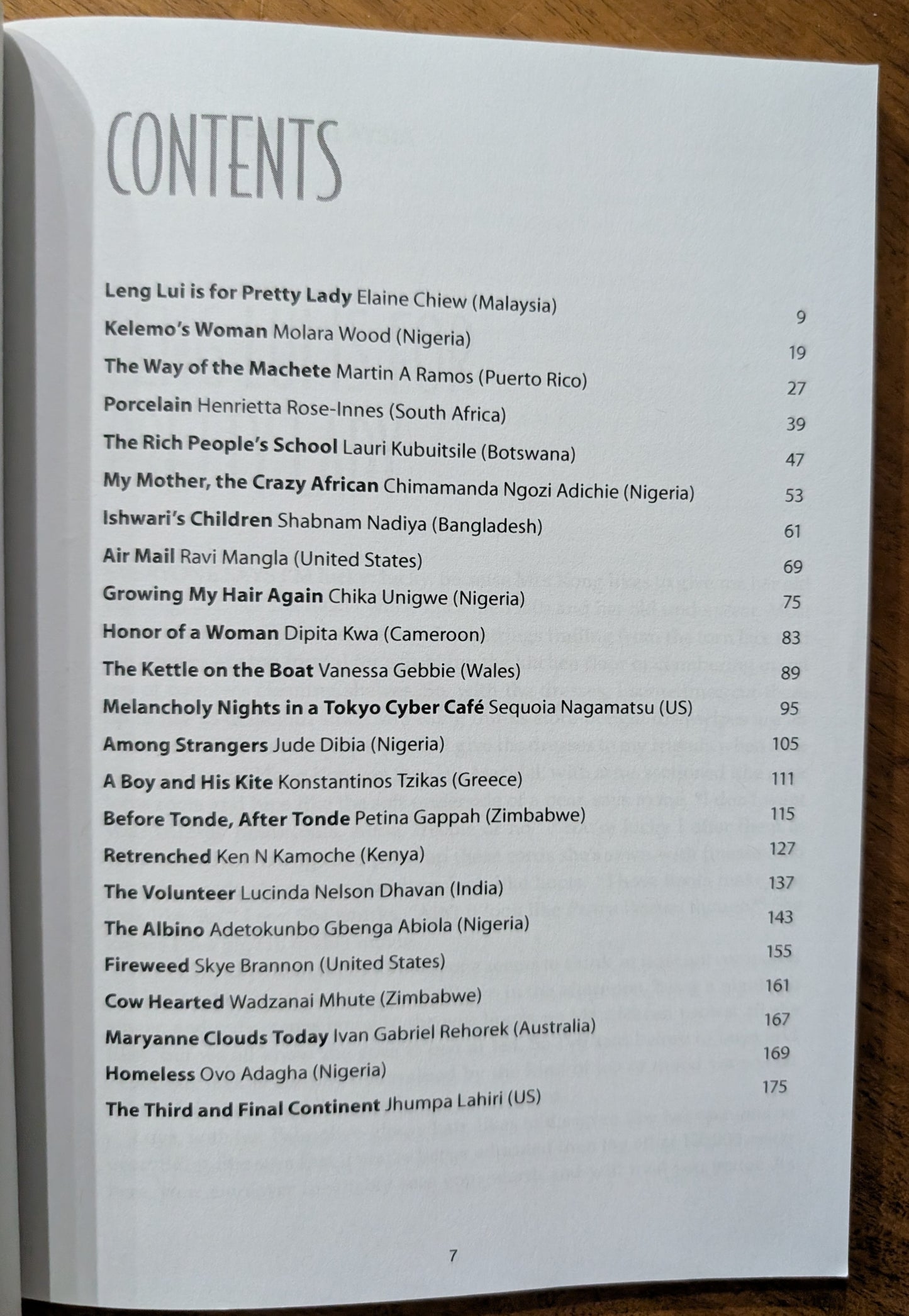One World: A Global Anthology of Short Stories edited by Chris Brazier and Alan Hughes