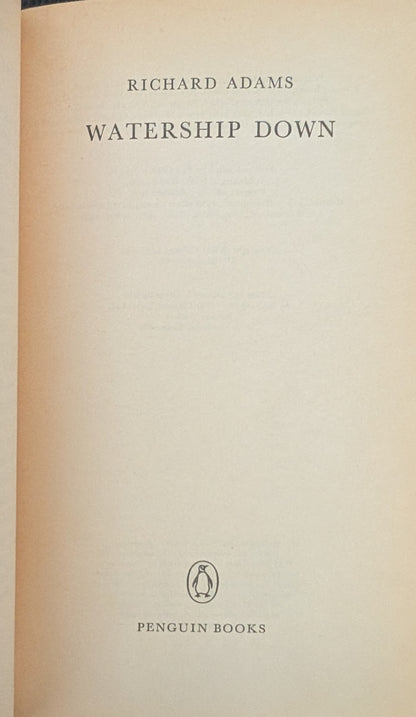 Watership Down by Richard Adams