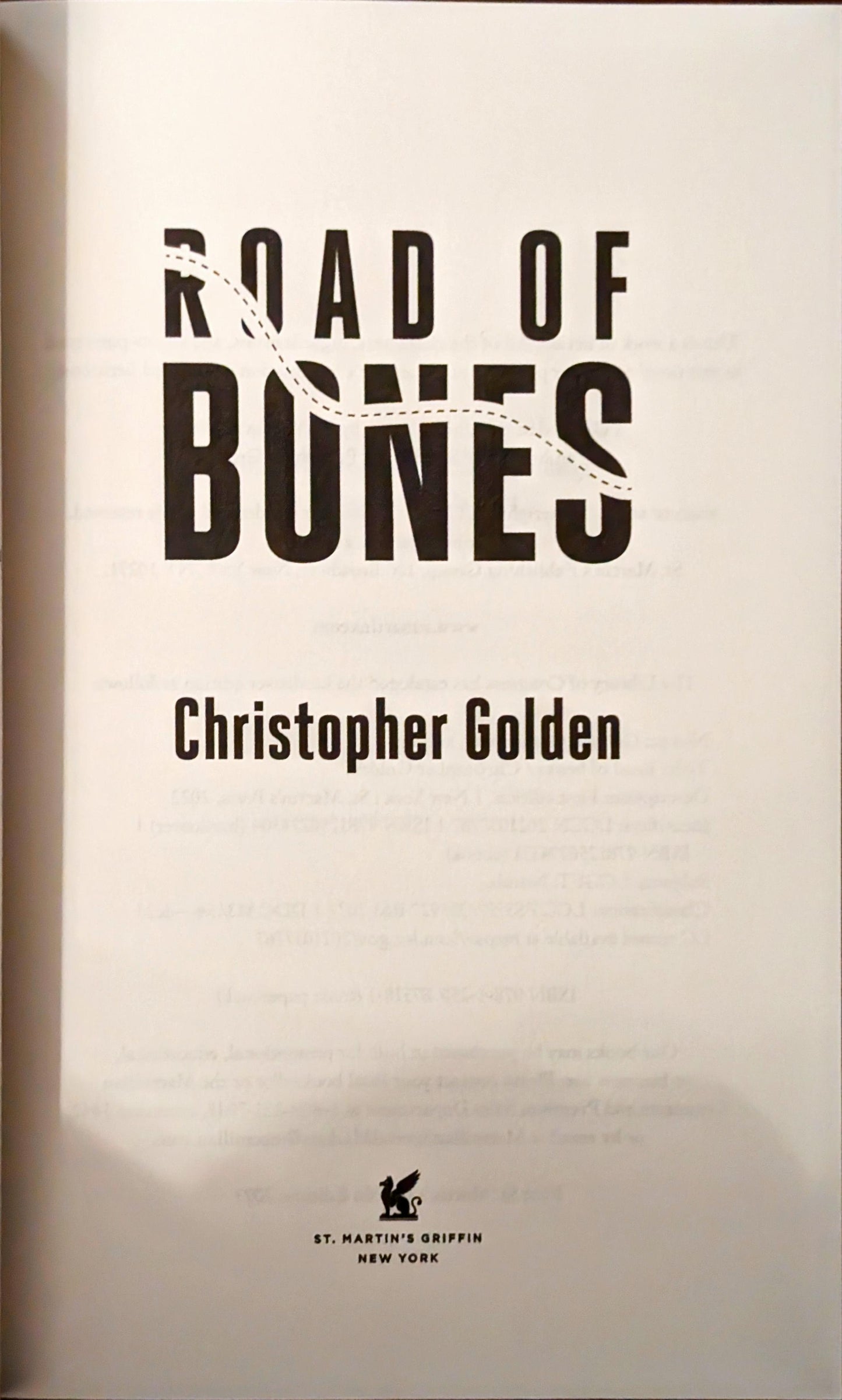Road of Bones by Christopher Golden
