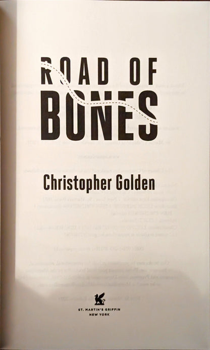 Road of Bones by Christopher Golden