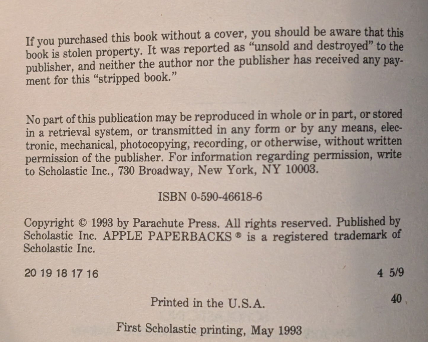 The Girl Who Cried Monster (Goosebumps #8) by R. L Stine