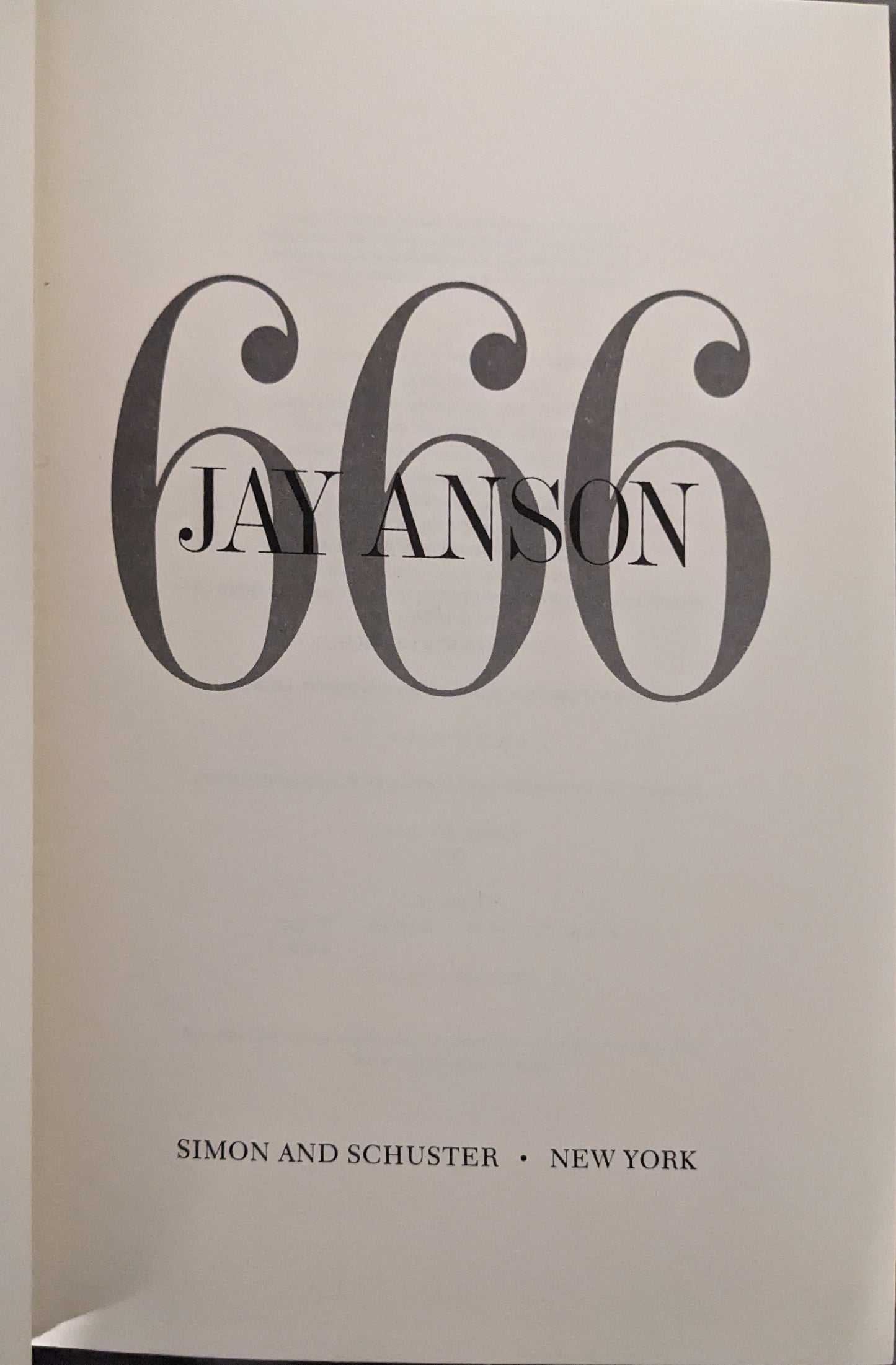 666 by Jay Anson