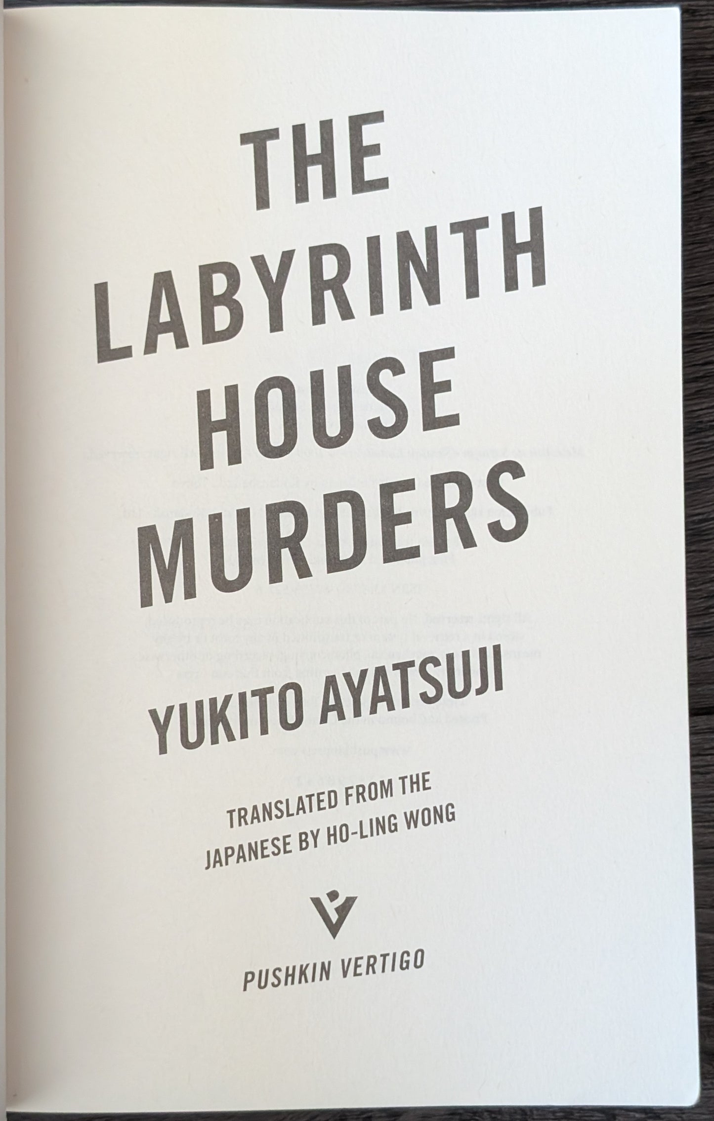 The Labyrinth House Murders by Yukito Ayatsuji
