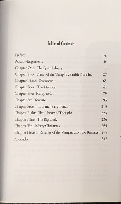 Space Library: Revenge of the Vampire Zombie Bunnies by Stephen Matthew Nolan (Signed)