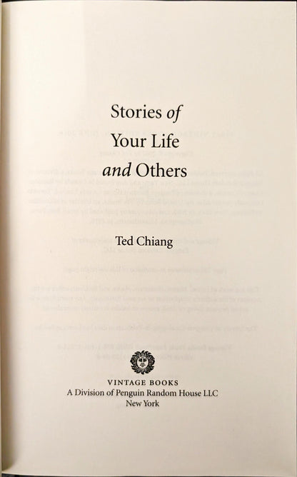 Stories of Your Life and Others by Ted Chiang