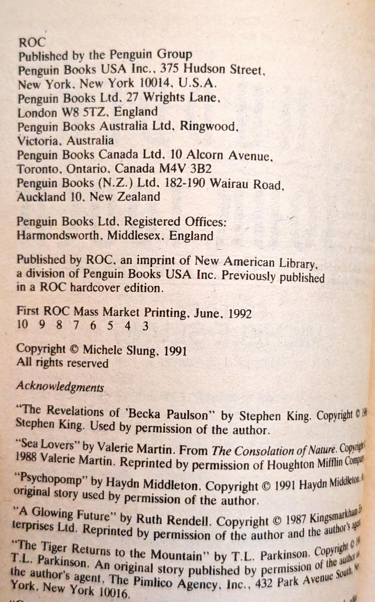 I Shudder at Your Touch: 22 Tales of Sex and Horror edited by Michelle Slung