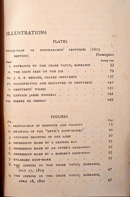 Oddities: A Book of Unexplained Facts by Rupert T. Gould