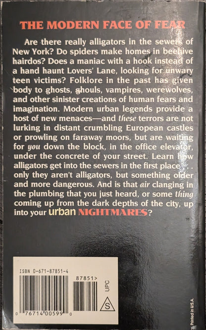 Urban Nightmares edited by Josepha Sherman & Keith R.A DeCandido