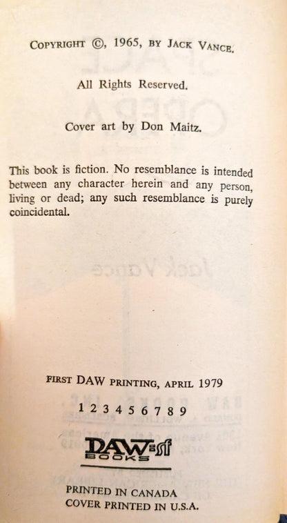 Space Opera by Jack Vance