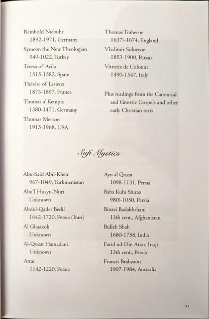 The Essential Mystics, Poets, Saints and Sages: A Wisdom Treasury by Richard Hooper