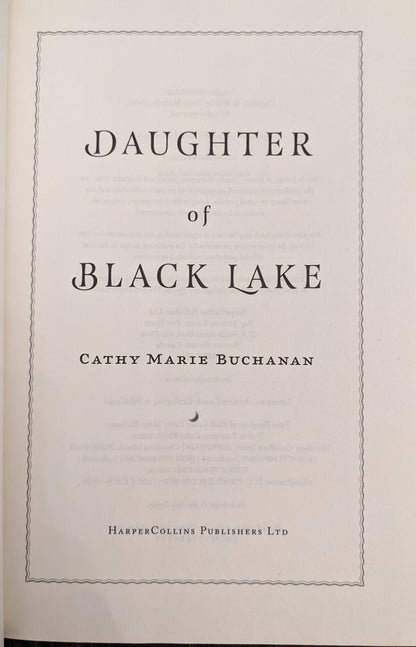 Daughter of Black Lake by Cathy Marie Buchanan