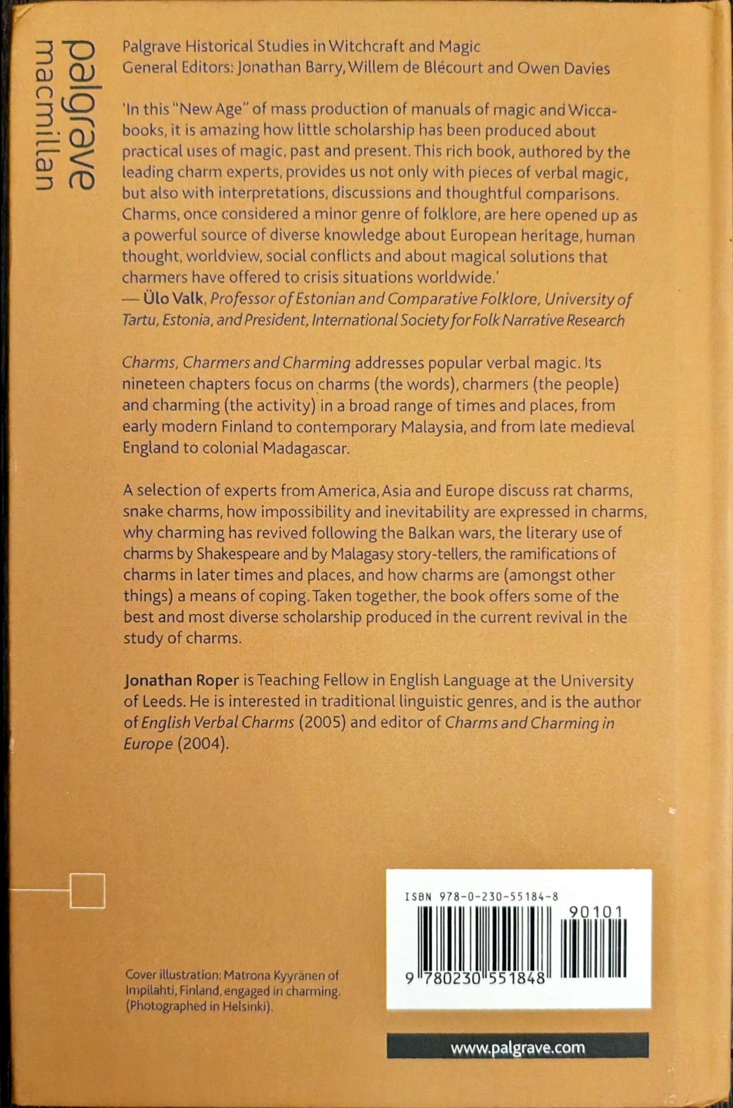 Charms, Charmers and Charming: International Research on Verbal Magic edited by Jonathan Roper