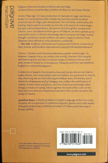 Charms, Charmers and Charming: International Research on Verbal Magic edited by Jonathan Roper