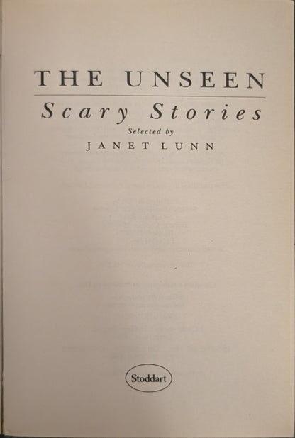 The Unseen: Scary Stories selected by Janet Lunn