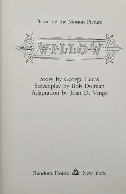 Willow, adapted by Joan D. Vinge