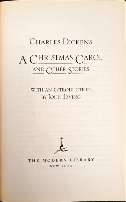 A Christmas Carol and Other Stories by Charles Dickens