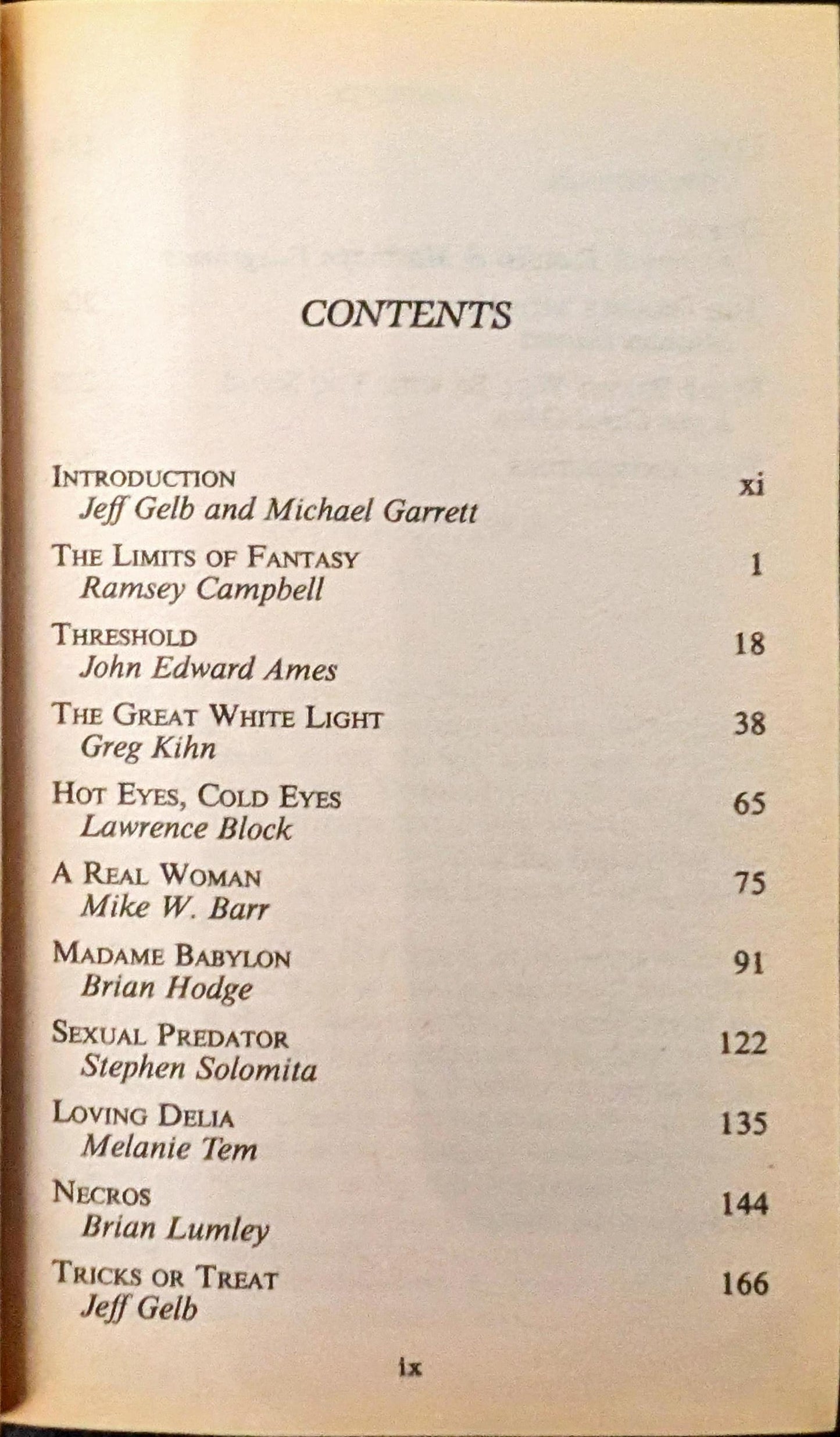 Hot Blood: Crimes of Passion edited by Jeff Gelb and Michael Garrett