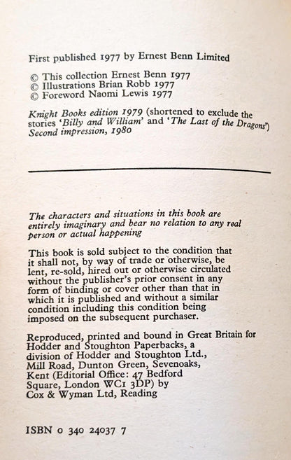 E.Nesbit Fairy Stories edited by Naomi Lewis