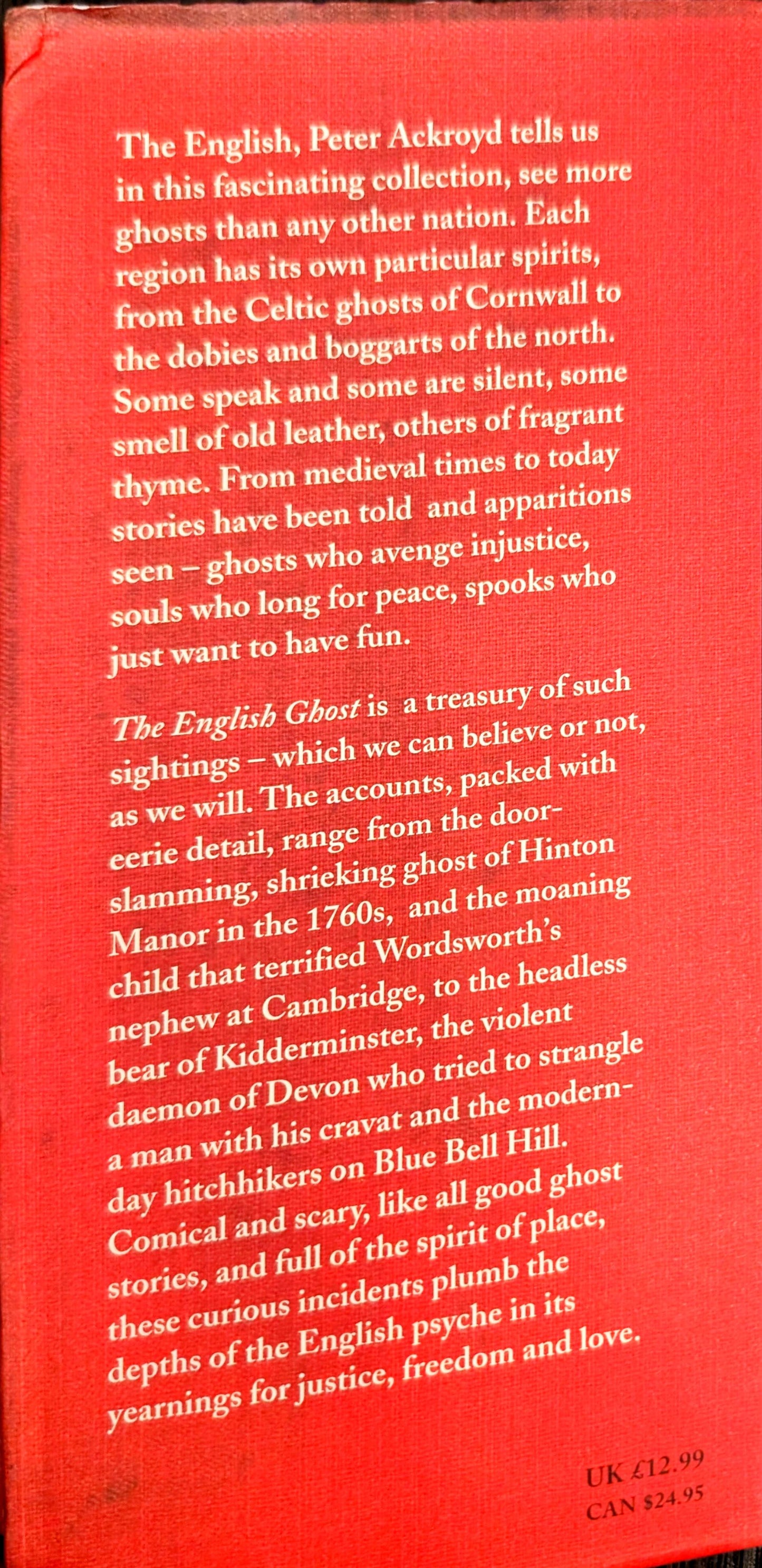 The English Ghost by Peter Ackroyd