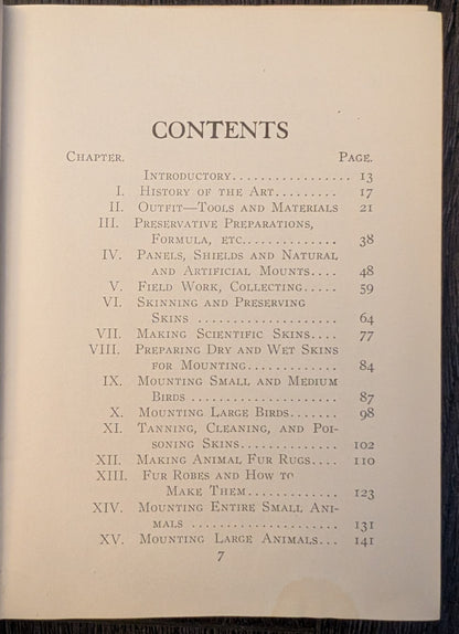 Home Taxidermy for Pleasure and Profit by Albert B. Farnham