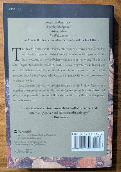 In the Wake of the Plague: The Black Death and the World it Made by Norman F. Cantor