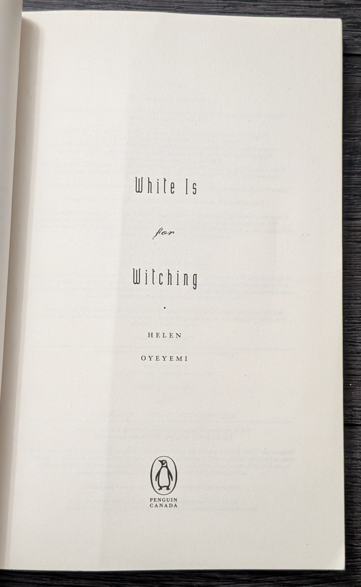 White is for Witching by Helen Oyeyemi