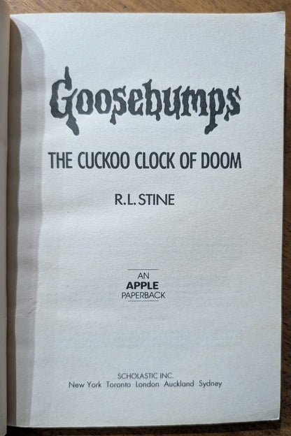 The Cuckoo Clock of Doom (Goosebumps #28) by R.L Stine