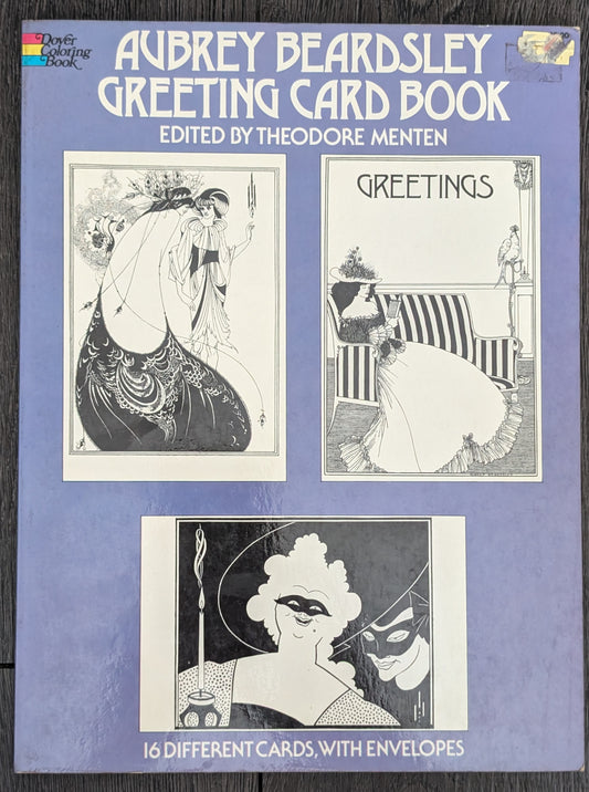 Aubrey Beardsley Greeting Card Book edited by Theodore Menten
