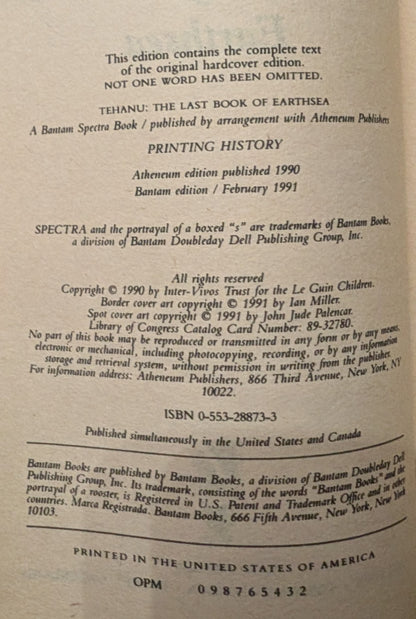 Tehanu by Ursula Le Guin