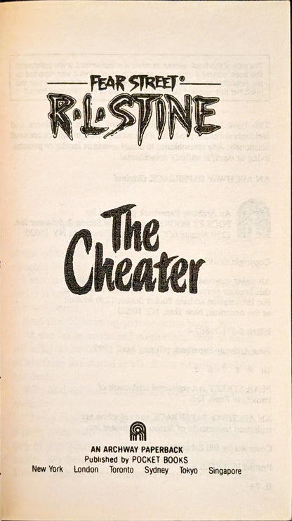 The Cheater by R.L Stine