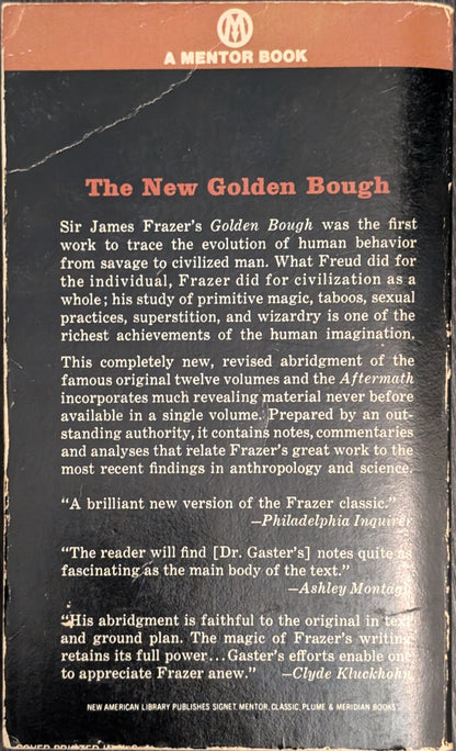 The New Golden Bough by Theodore H. Gaster