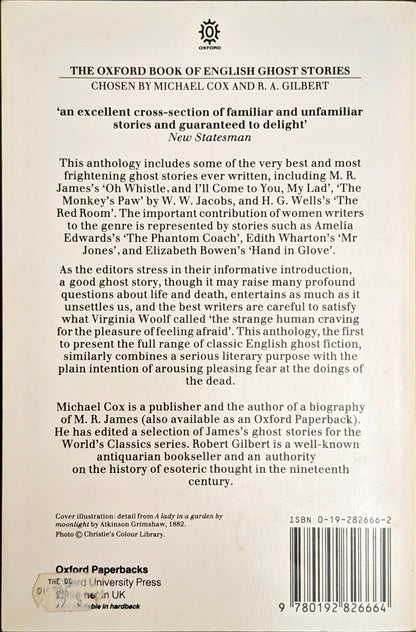 The Oxford Book of English Ghost Stories chosen by Michael Cox