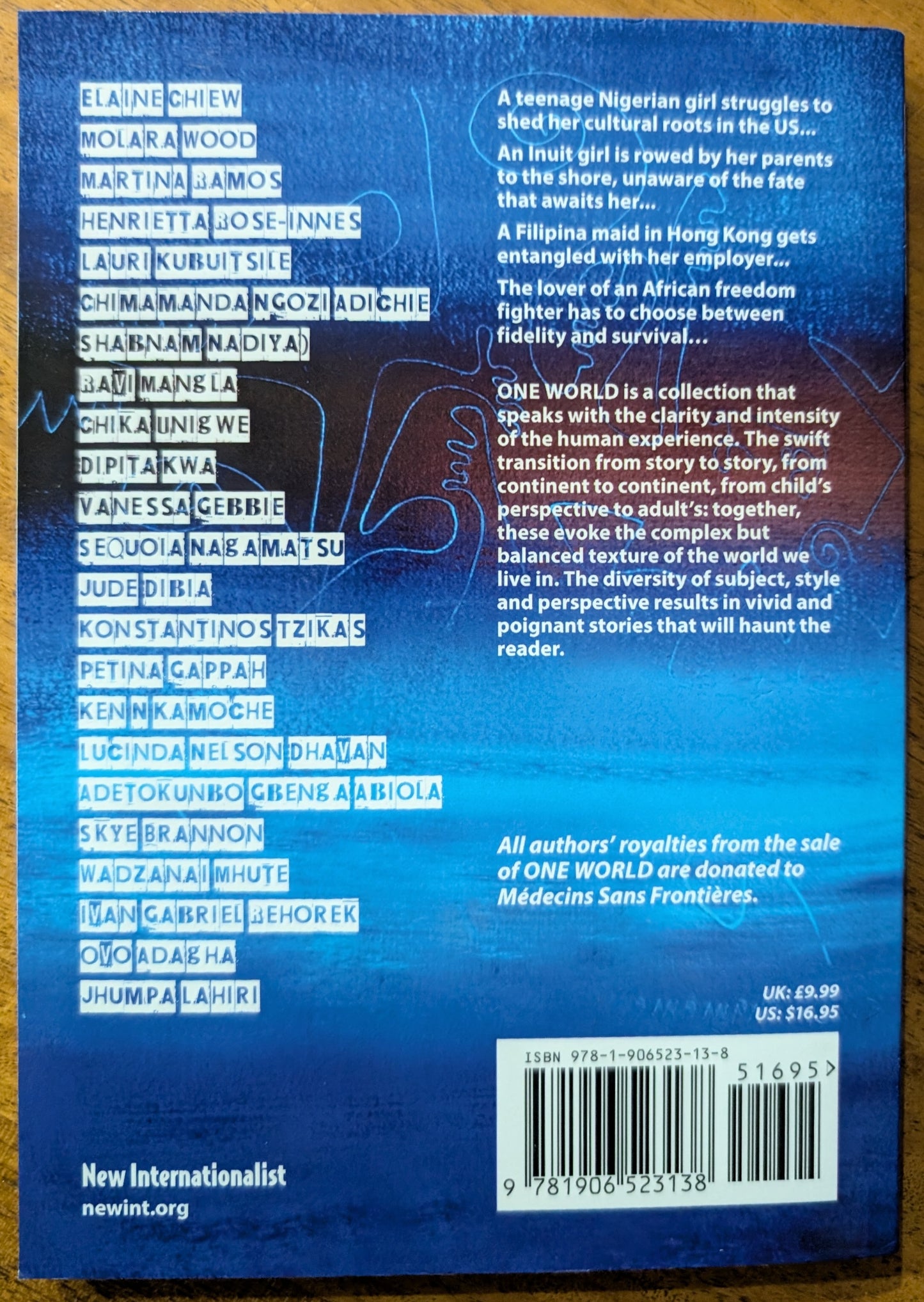 One World: A Global Anthology of Short Stories edited by Chris Brazier and Alan Hughes