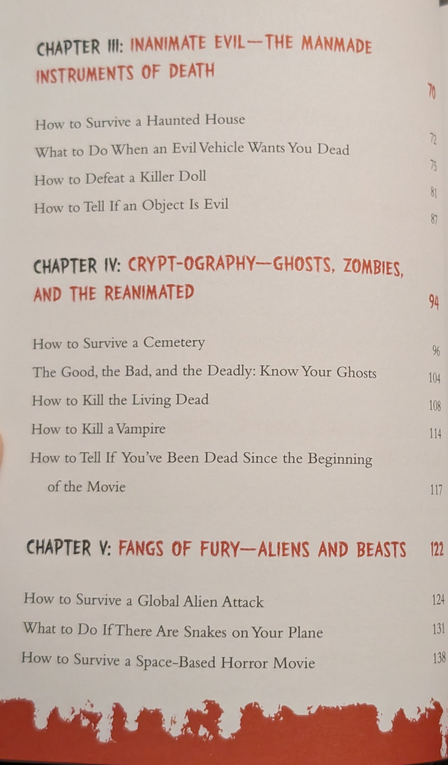 How to Survive a Horror Movie: All the Skills to Dodge the Kills by Seth Grahame-Smith