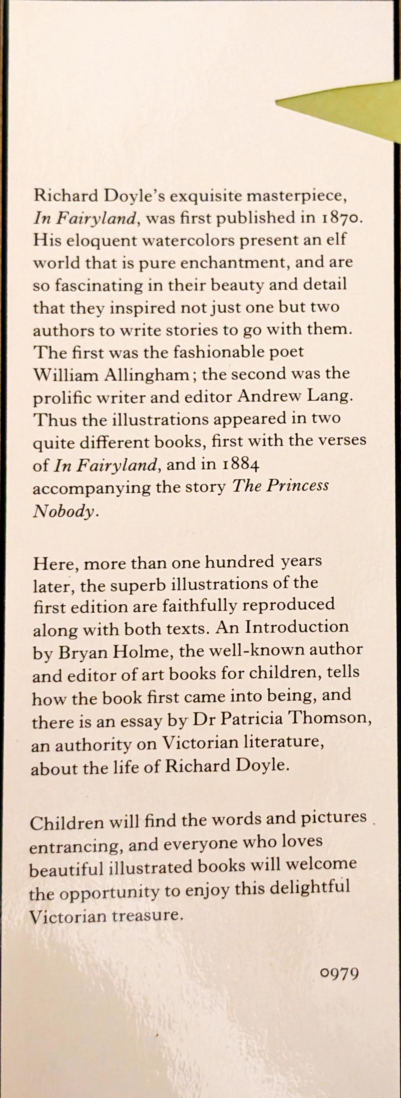 In Fairyland: A Series of Pictures from the Elf World by Richard Doyle