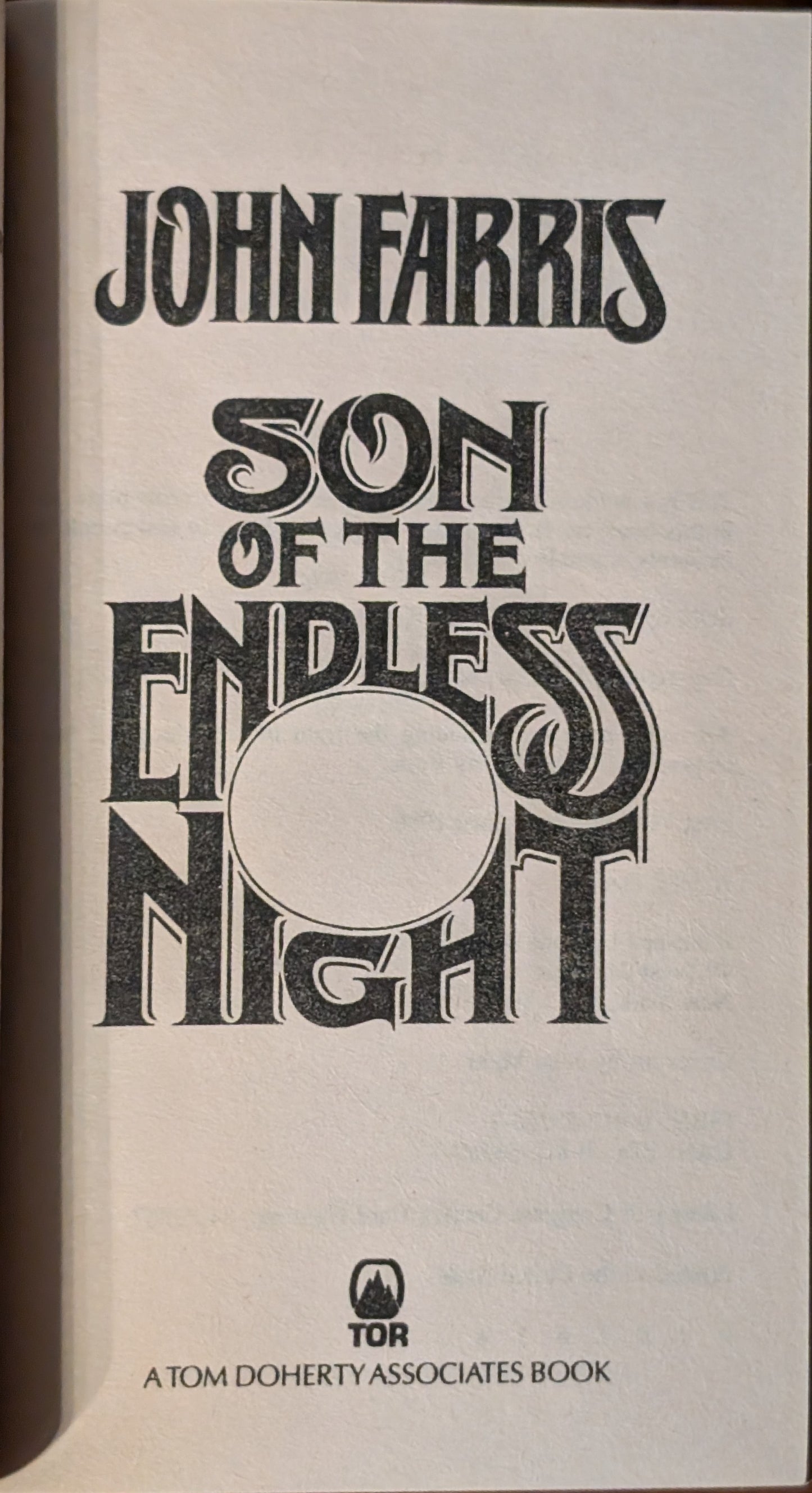 Son of the Endless Night by John Farris