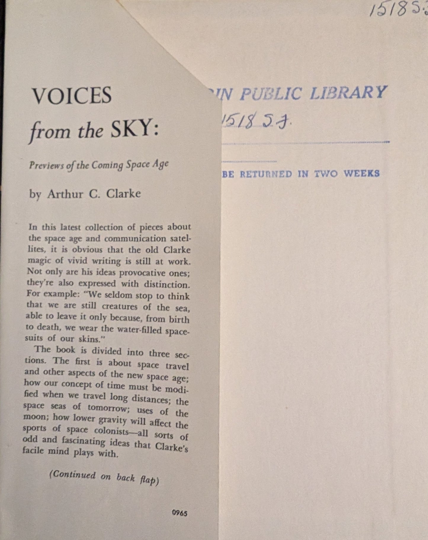 Voices from the Sky: Previews of the Coming Space Age by Arthur C. Clarke