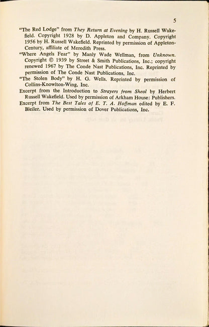 Hauntings: Tales of the Supernatural edited by Henry Mazzeo, illustrations by Edward Gorey