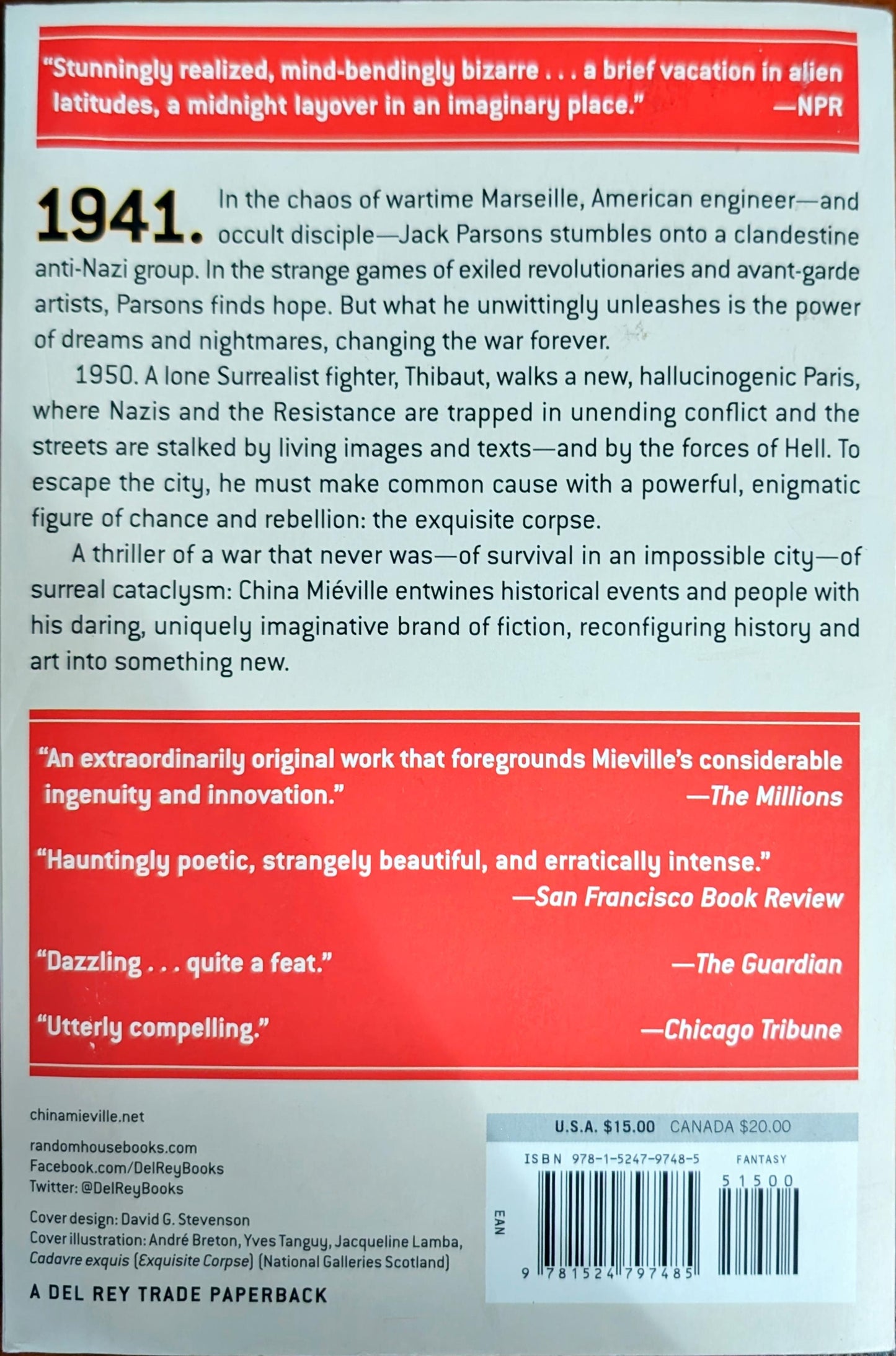 The Last Days of New Paris by China Miéville