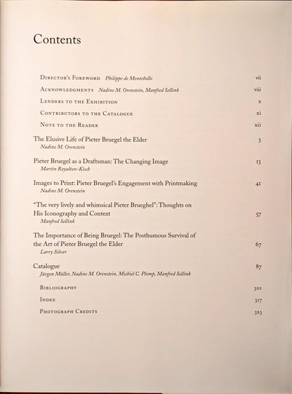 Pieter Bruegel the Elder: Drawings and Prints edited by Nadine M. Orenstein