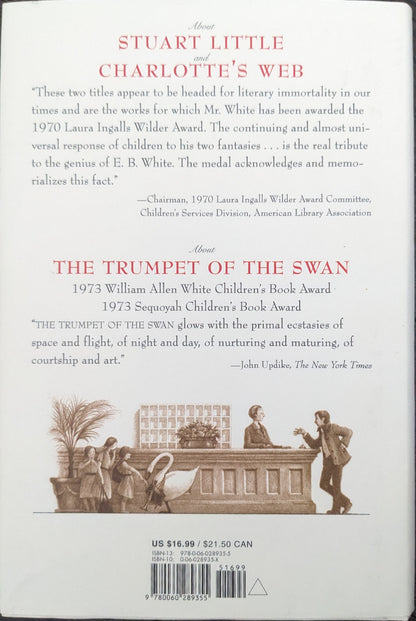 The Trumpet of the Swan by E.B White