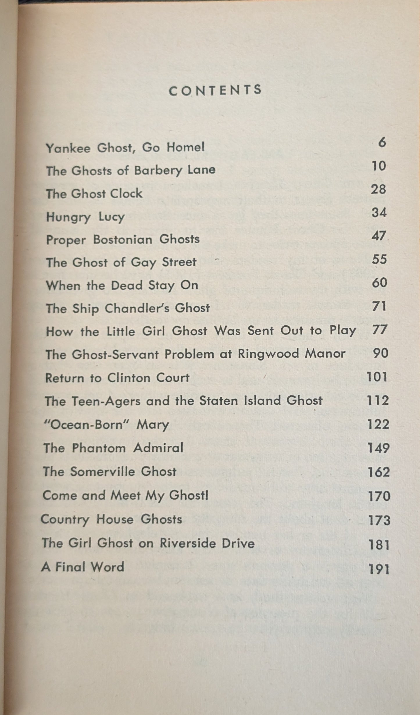 Yankee Ghosts by Hans Holzer