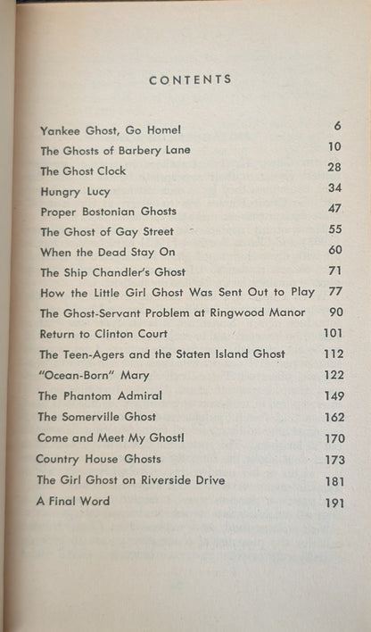 Yankee Ghosts by Hans Holzer