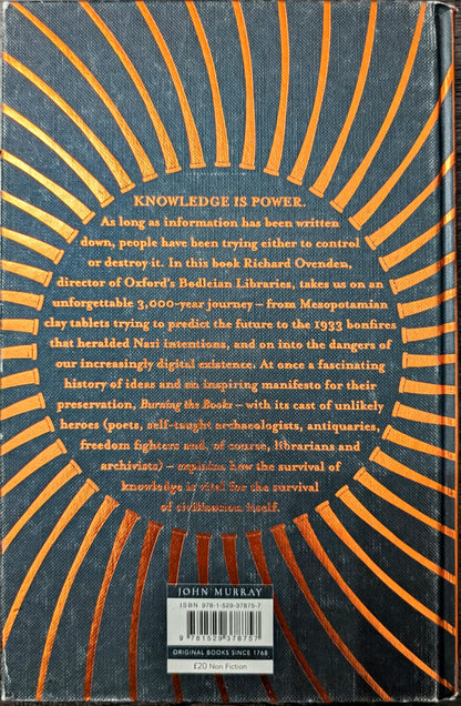 Burning Books: A History of Knowledge under Attack by Richard Ovenden
