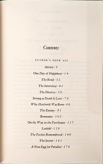 The Image and Other Stories by Isaac Bashevis Singer