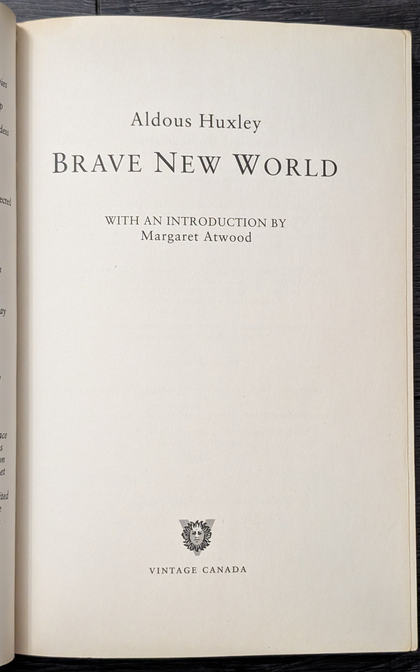 Brave New World by Aldous Huxley