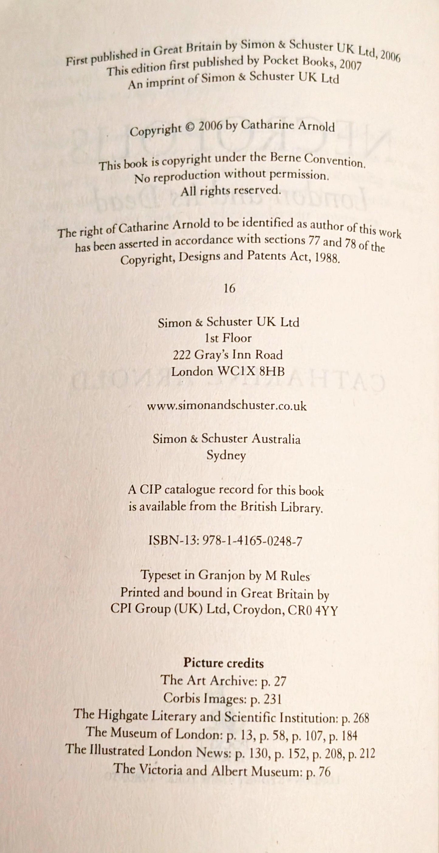 Necropolis: London and It's Dead by Catharine Arnold