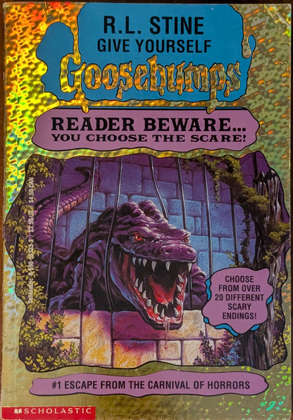 Escape from the Carnival of Horrors (Reader Beware # 1) by R.L Stine