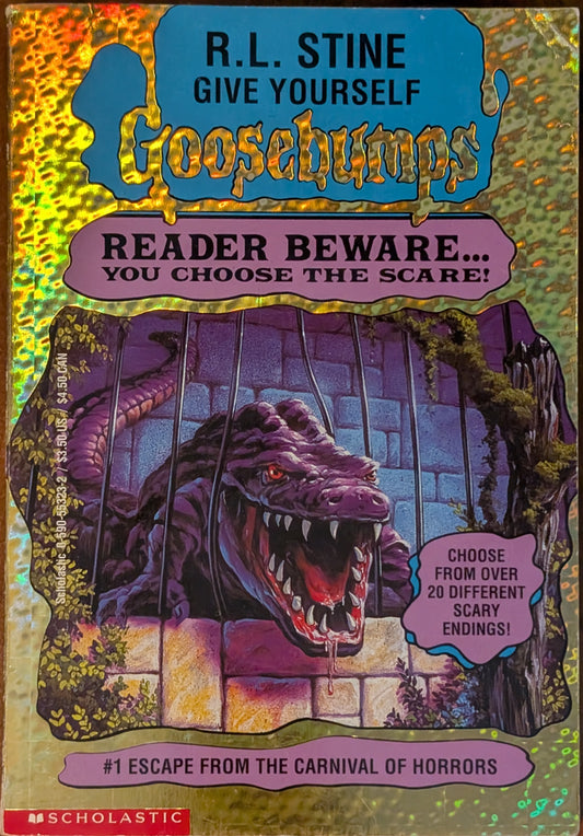 Escape from the Carnival of Horrors (Reader Beware # 1) by R.L Stine