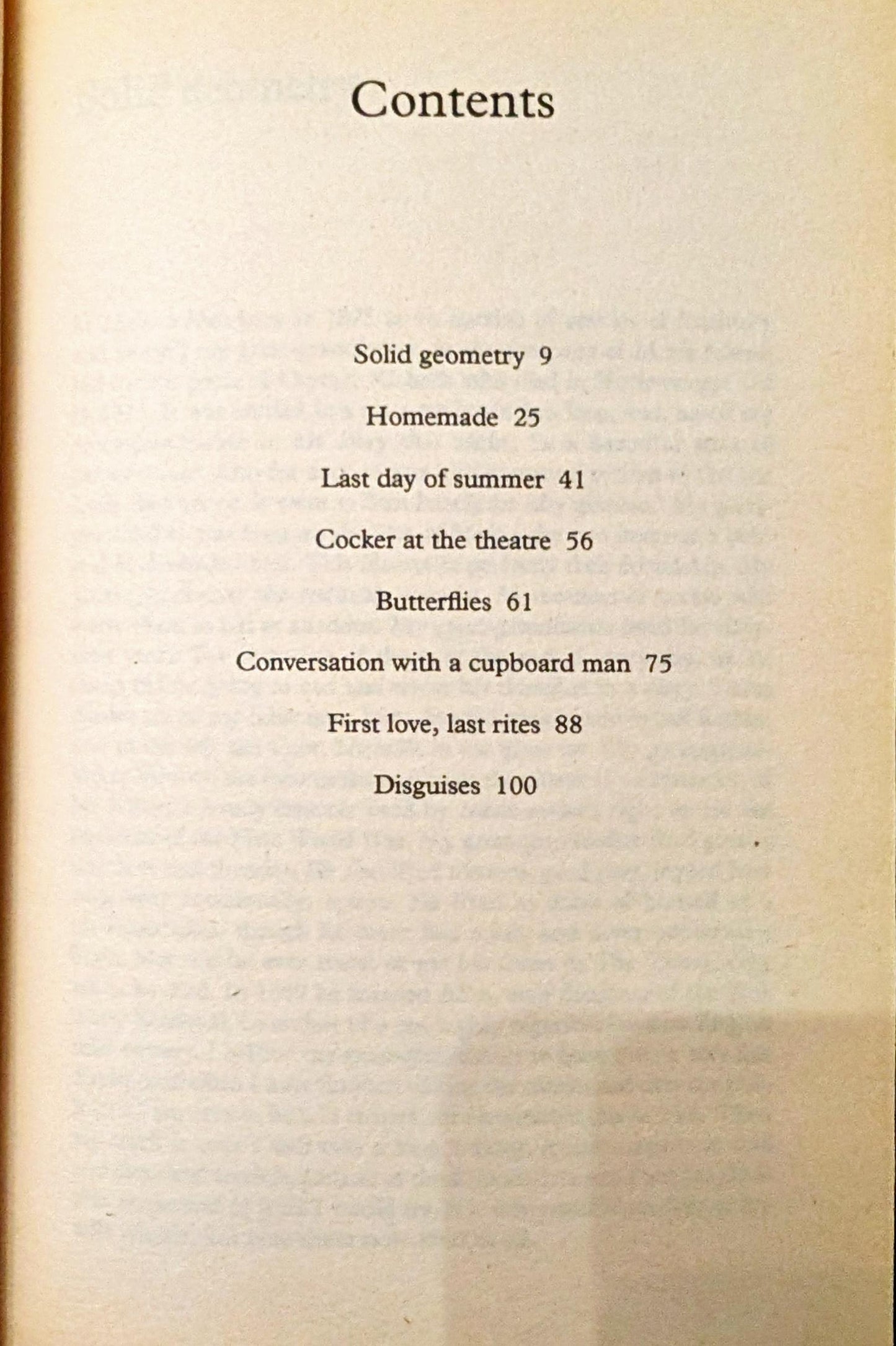 First Love, Last Rites by Ian McEwan